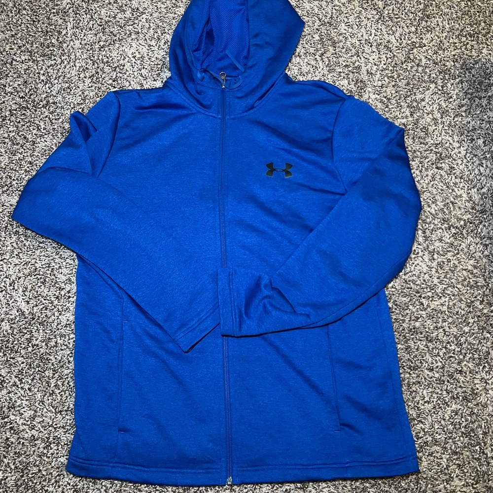 Under Armour Blue Full-Zip Hoodie